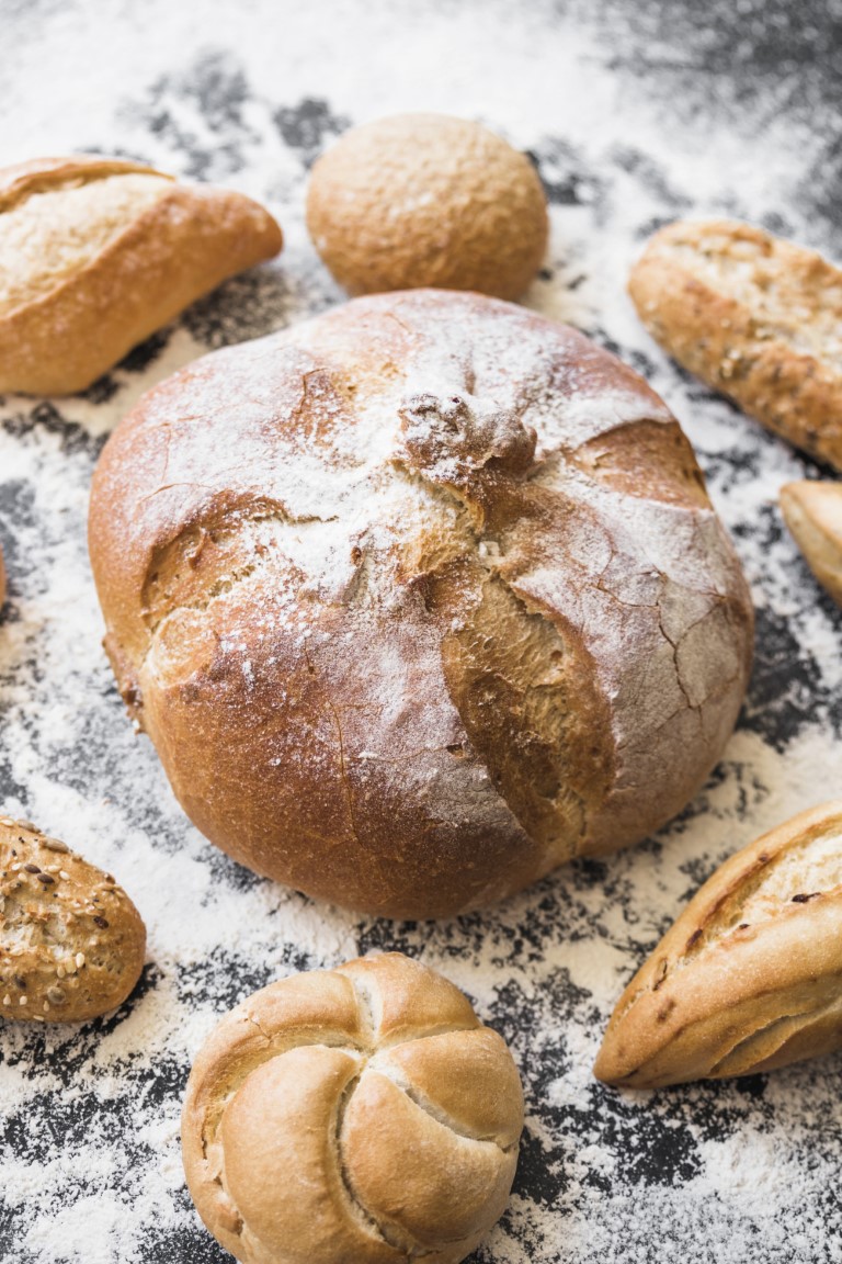 Verschiedenen Brot Typen im Baekerei