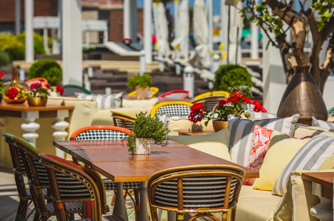 Sitz-Esszimmer in Hotel Restaurant