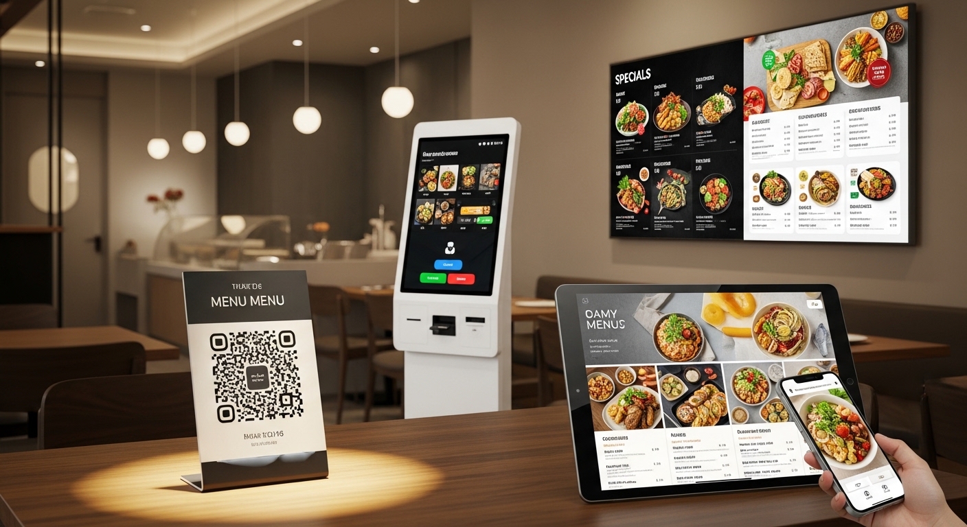 digital restaurant menu