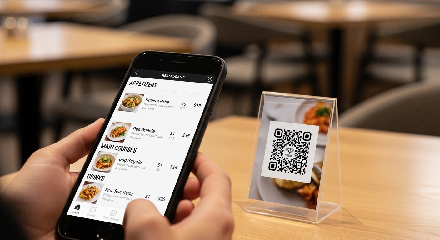 digital restaurant menu