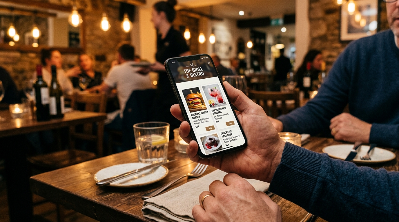restaurants qr menu